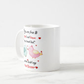 自分のハート コーヒーマグカップ (正面左)