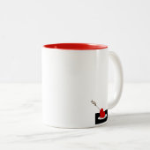 自分のハート ツートーンマグカップ (正面右)