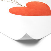 自分のハート ポスター (角)