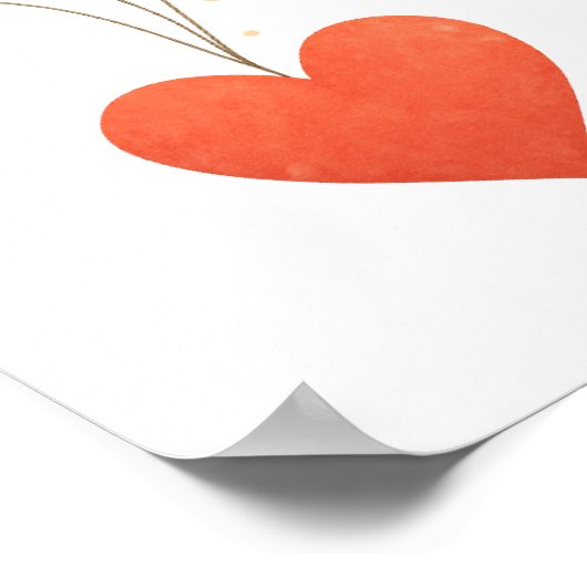 自分のハート ポスター (角)