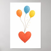 自分のハート ポスター (正面)