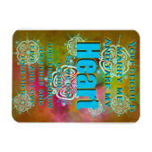 自分のハート マグネット (横)