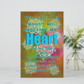 自分のハート 便箋 (スタンド正面)