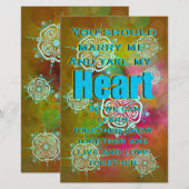 自分のハート 便箋 (正面/裏面)