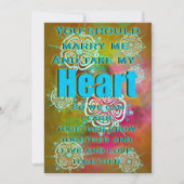 自分のハート 招待状 (正面)