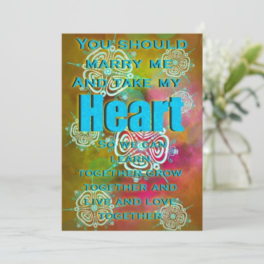 自分のハート 招待状 (スタンド正面)