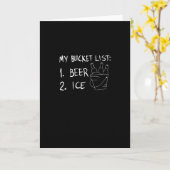 自分のバケットリスト カード (黄色い花)