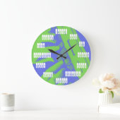 自分のバックグラウンドコートレポーター時計を追加 ラージ壁時計 (ホーム)