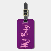 自分のバッグ荷物タグ ラゲッジタグ (正面縦)