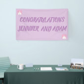 自分のバナーをデザイン結婚する 横断幕 (トレードショー)