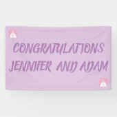 自分のバナーをデザイン結婚する 横断幕 (横)