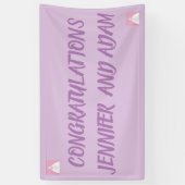 自分のバナーをデザイン結婚する 横断幕 (縦)