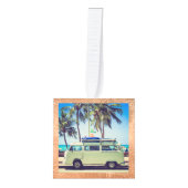 自分のバラを作カスタム成する金ゴールド思い出の写真 キューブオーナメント (正面)