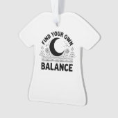 自分のバランスを見つける オーナメント (正面)