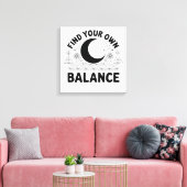 自分のバランスを見つける キャンバスプリント (インサイチュ (リビング))