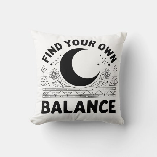 自分のバランスを見つける クッション (正面)