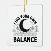 自分のバランスを見つける セラミックオーナメント (左)
