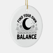 自分のバランスを見つける セラミックオーナメント (右)