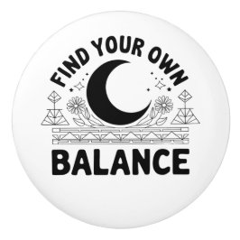 自分のバランスを見つける セラミックノブ