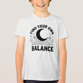 自分のバランスを見つける トライブレンドＴシャツ