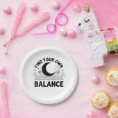 自分のバランスを見つける ペーパープレート (パーティー)