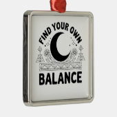 自分のバランスを見つける メタルオーナメント (右)