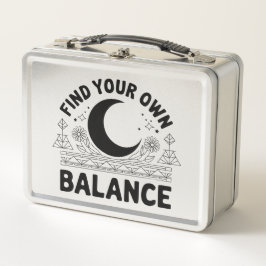 自分のバランスを見つける メタルランチボックス