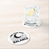 自分のバランスを見つける ラウンドペーパーコースター (インサイチュ)