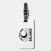 自分のバランスを見つける ラゲッジタグ (正面縦)