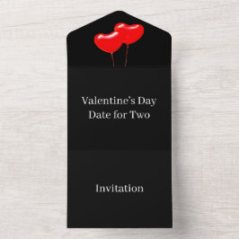 自分のバレンタインの日付を2回作成する オールインワン招待状