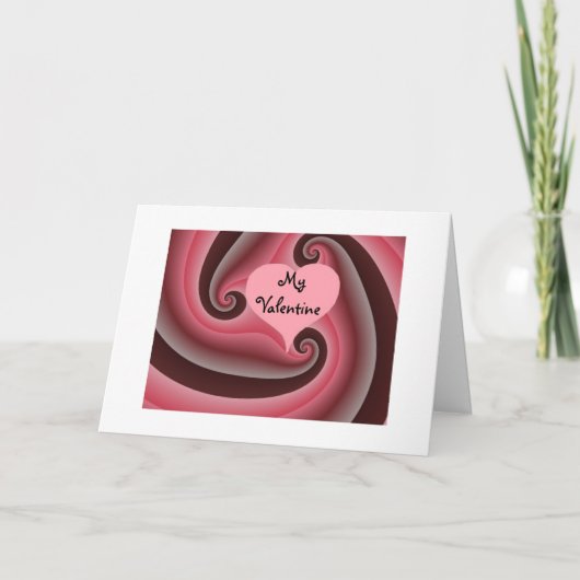 自分のバレンタイン シーズンカード (正面)