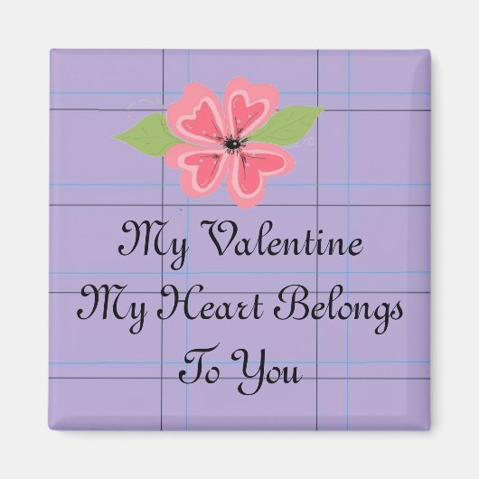 自分のバレンタイン マグネット (正面)