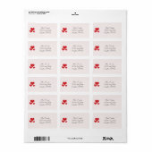 自分のバレンタイン ラベル (フルシート)