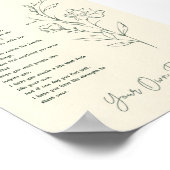 自分のパスフローラカスタムポス感動的ター ポスター (角)