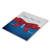 自分のパパで自分の世界のナンバーワンをパーソナライズ タイル (側面)