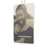 自分のパパと子供のフォトカーのAir Freshnerを追加 カーエアーフレッシュナー (左)