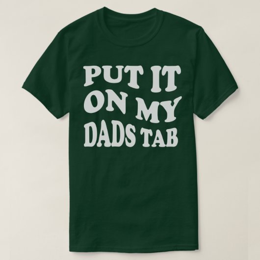 自分のパパタブ Tシャツ (デザイン正面)