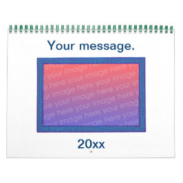 自分のパーソナライズされた写真を追加するDIYカレンダー カレンダー