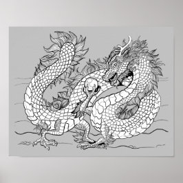 自分のパールドラゴンに色を付ける ポスター