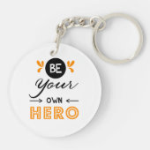 自分のヒーローになれ キーホルダー (裏面)