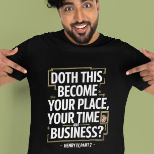 自分のビジネスに注意：おもしろい引用文 Tシャツ