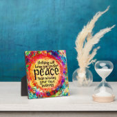 自分のビジネスの平和を心に留める フォトプラーク (インサイチュ)