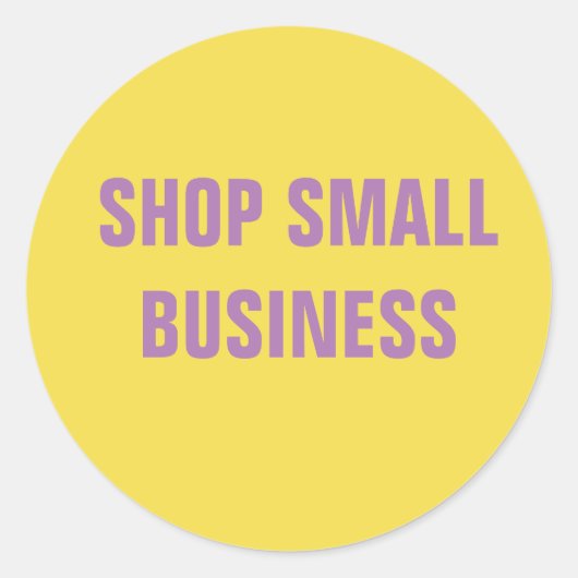 自分のビジネス企業ののシールを作る ラウンドシール (正面)