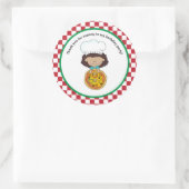 自分のピザパーティーを作る ラウンドシール (バッグ)