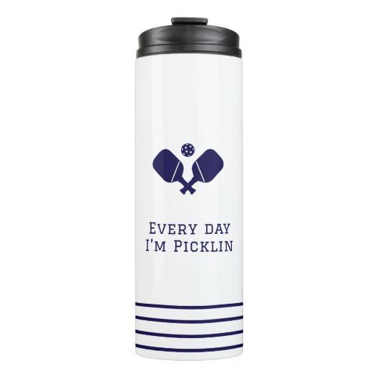 自分のピックボール引用文またはことわざ タンブラー (正面)