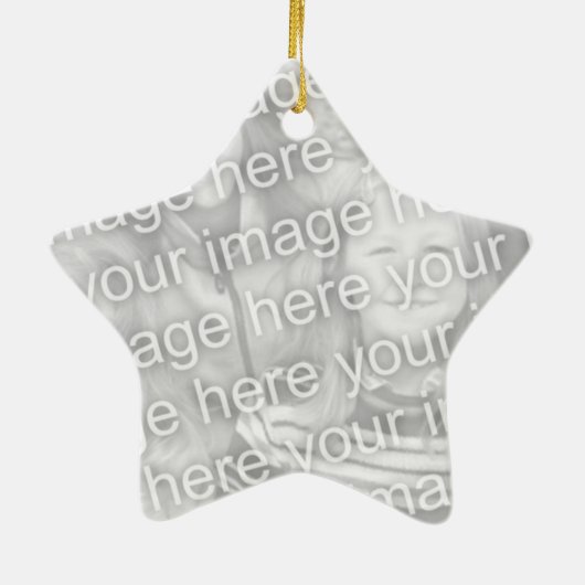 自分のピンクのハートを作成する女の子の写真 セラミックオーナメント (裏面)