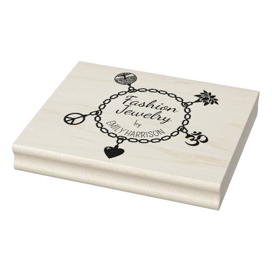 自分のファッションジュエリーを大きくする ラバースタンプ (スタンプ)