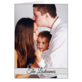 自分のフォトイメージのグリーティングカードを作成する (正面)