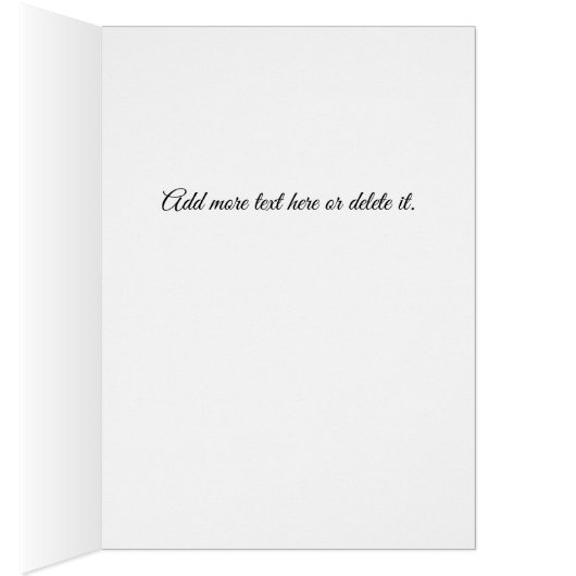 自分のフォトイメージのグリーティングカードを作成する (内側 (右))