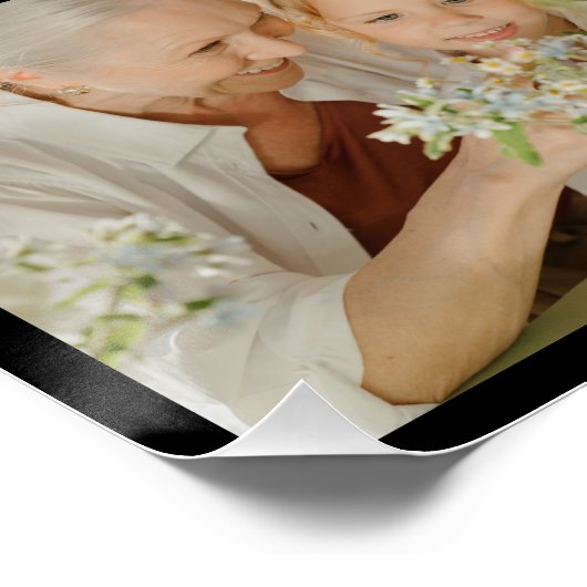 自分のフォトコラージュのおばあちゃんを素晴らし作成モダンする ポスター (コーナー)